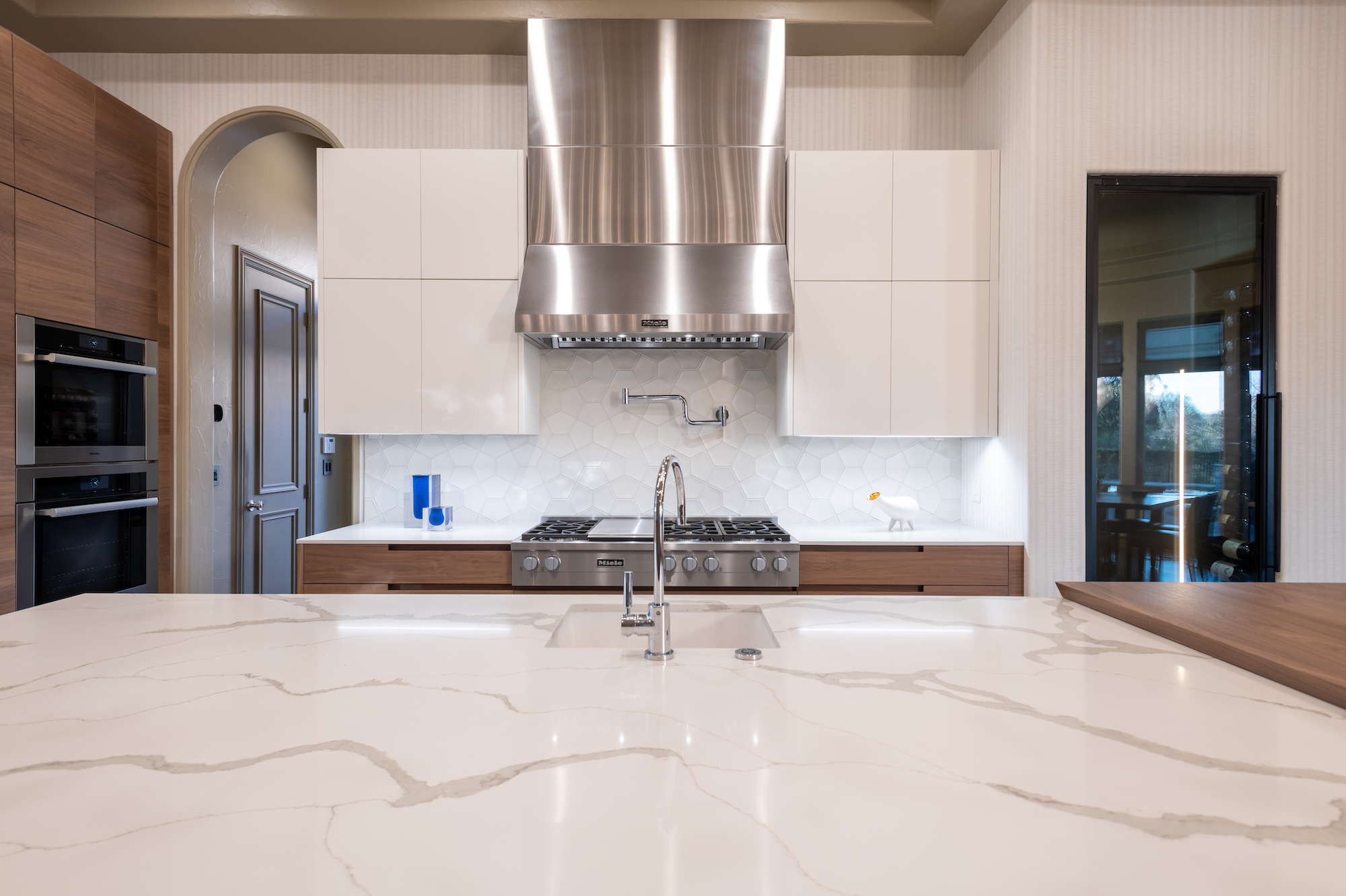 miele appliances in plano kitchen remodel