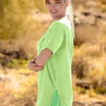ZippityDo Light green top